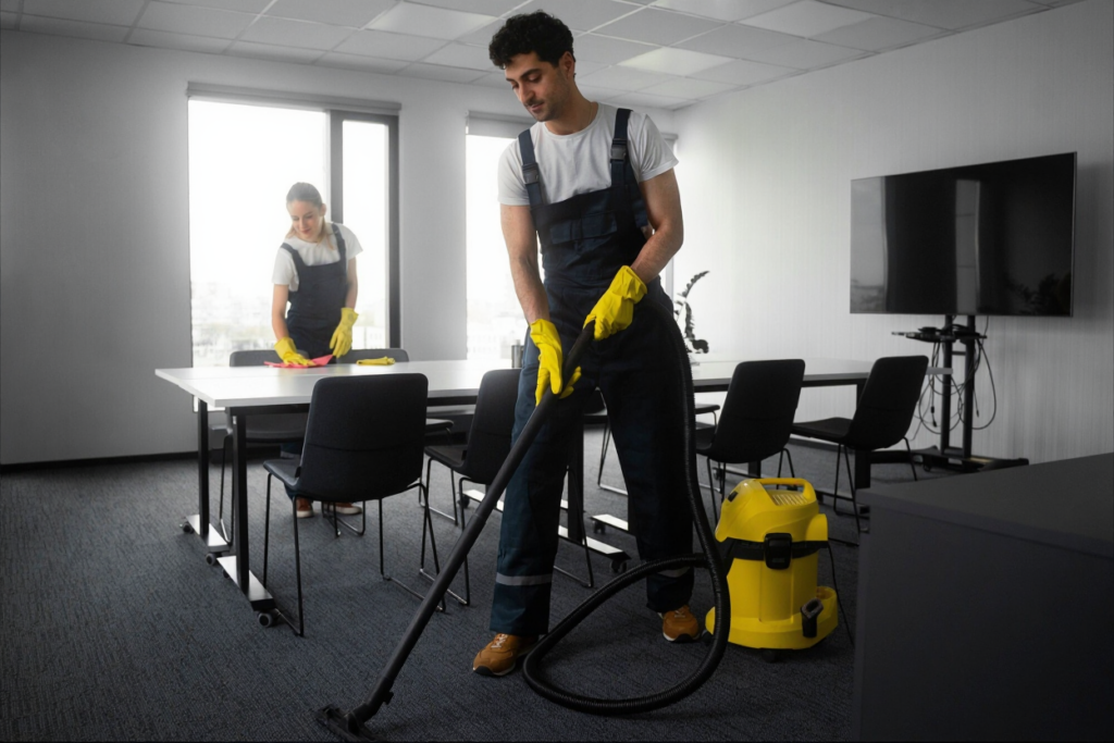 Professional Office Cleaning Team